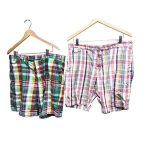 Polo by Ralph Lauren Sportswear Shorts Multicolor Plaid Chino 2Pc Shorts Size 38
